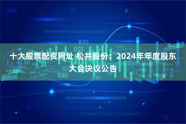 十大股票配资网址 松井股份：2024年年度股东大会决议公告